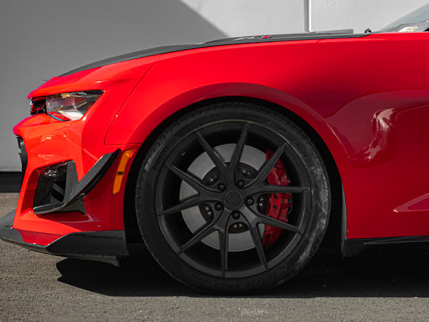 2017-UP CAMARO ZL1 1LE FRONT AIR DUCT BEZELS & CANARDS DIVE PLANES